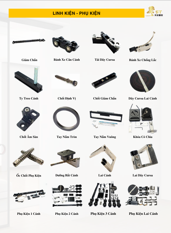 Phụ kiện tổng kho ST cung cấp